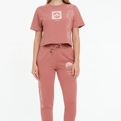 French Terry Knitted Co-ord with HD print Technique