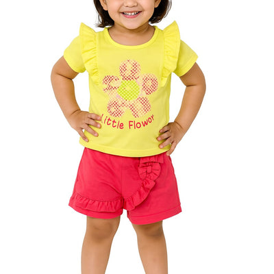 Frenchterry Bottom with HD Printed Knit Top