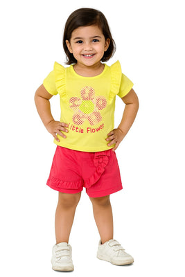 Frenchterry Bottom with HD Printed Knit Top