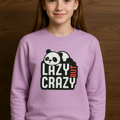 Frenchterry Lavender Sweatshirt Chest Printed